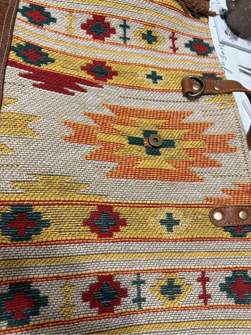 Southwestern Boho Weekender Tote Bag - Picture 6 of 9